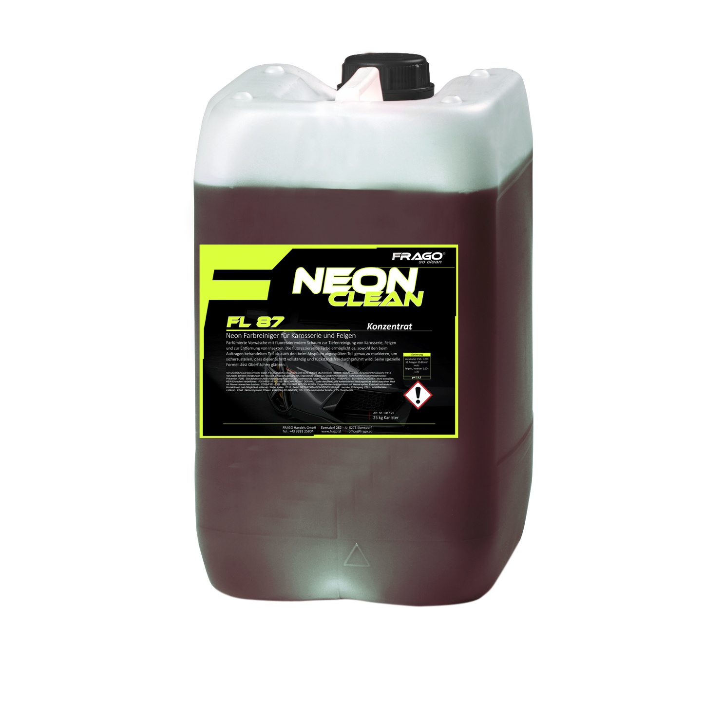 FL87 Neon Clean - Farbreinger für Felgen und Karosserie