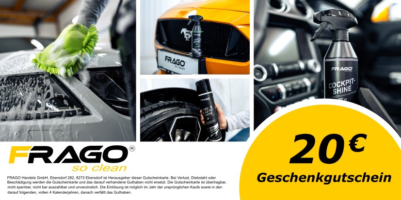 Wert Gutschein 20,00 €